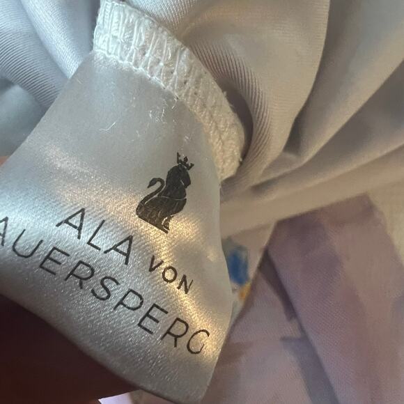 ALA von Auersperg Floral Dress Sheer Dress with  Under Dress Size XS - Picture 8 of 10